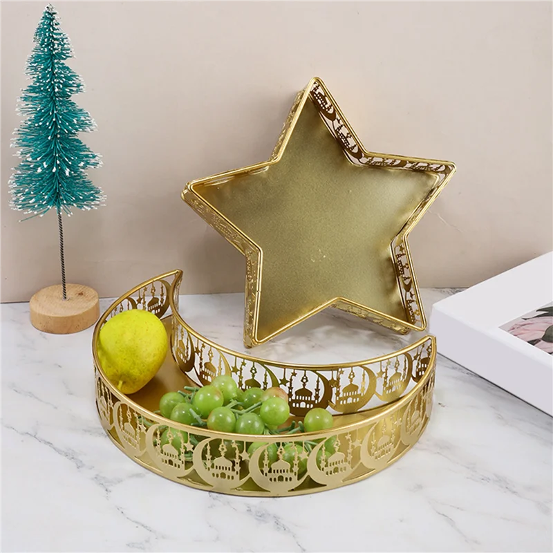 Ramadan Trays Decor Iron Eid Mubarak Moon Star Serving Trays Islam Muslim Food Serving Tray
Ramadan Trays Decor Iron Eid Mubarak Moon Star Serving Trays Islam Muslim Food Serving Tray