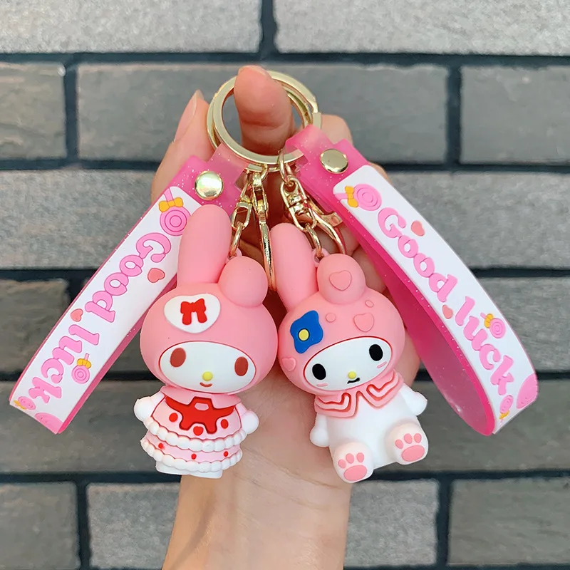 Брелок My Melody, милая силиконовая кукла для девочек, автомобильный брелок для ключей, сумка, очаровательная фигурка, очаровательная сумка, аксессуар, маленький подарок
Брелок My Melody, милая силиконовая кукла для девочек, автомобильный брелок для ключей, сумка, очаровательная фигурка, очаровательная сумка, аксессуар, маленький подарок