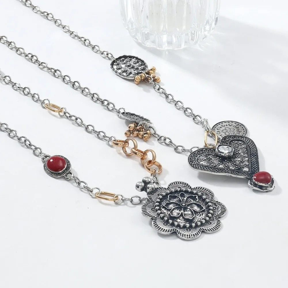 2pcs/set Fashion Heart Flower Multilayers Adjustable Jewelry Gift Clavicle Chain Women Women
2pcs/set Fashion Heart Flower Multilayers Adjustable Jewelry Gift Clavicle Chain Women Women