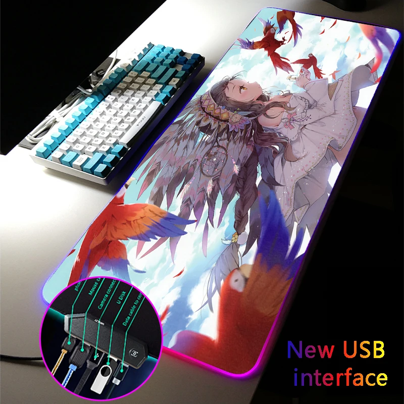 MRGLZY Anime Original RGB Gaming Multi-size Large Size USB Hub GamesMouse Pad LED 4-Port Mousepad Computer PC Mouse Mat for Csgo
MRGLZY Anime Original RGB Gaming Multi-size Large Size USB Hub GamesMouse Pad LED 4-Port Mousepad Computer PC Mouse Mat for Csgo