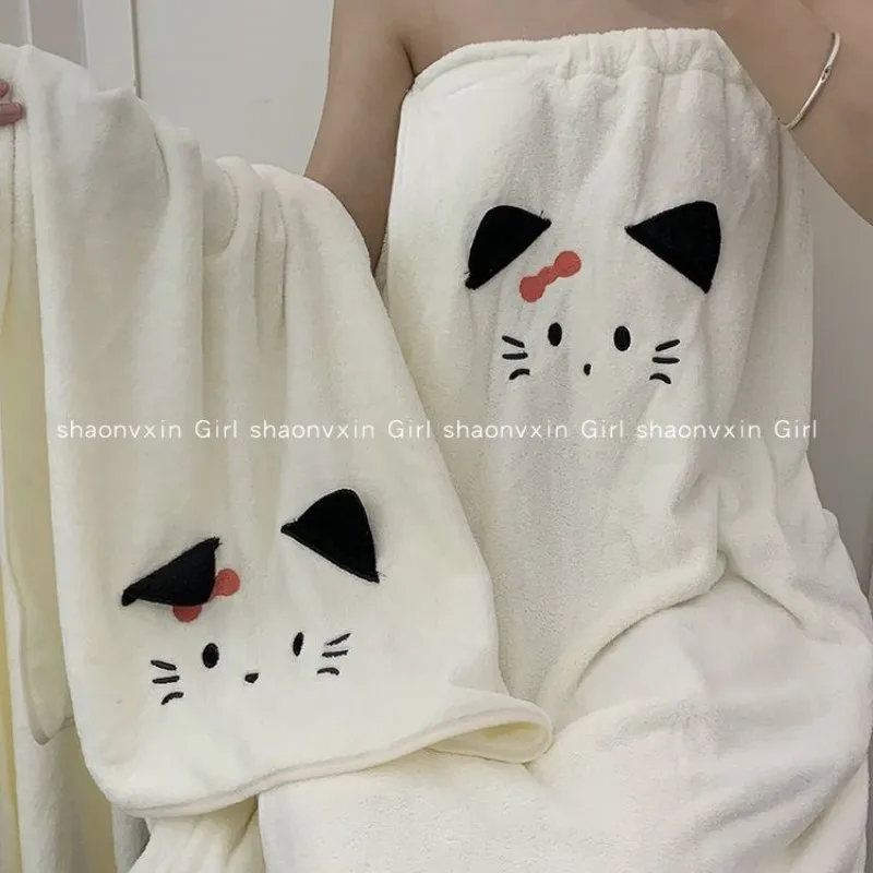 Kawaii Sanrio Hellokitty Bath Towel Female Cute Home Can Wear Can Wrap Absorbent Quick Drying Coral Velvet Towel Bath Towel
Kawaii Sanrio Hellokitty Bath Towel Female Cute Home Can Wear Can Wrap Absorbent Quick Drying Coral Velvet Towel Bath Towel