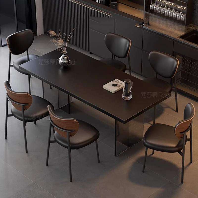 Modern Simple Dining Tables Vintage Luxury Camping Living Dining Tables Nordic Black Conjuntos De Sala De Jantar Furniture
Modern Simple Dining Tables Vintage Luxury Camping Living Dining Tables Nordic Black Conjuntos De Sala De Jantar Furniture