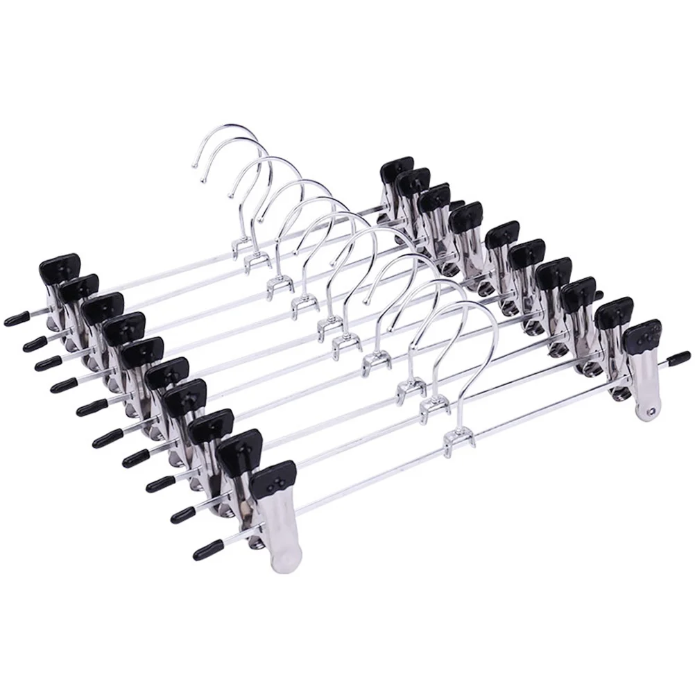 10 Pcs Hanger Cloth Clothes Hangers Coat with Clips Simple Non-Slip Practical Rack
10 Pcs Hanger Cloth Clothes Hangers Coat with Clips Simple Non-Slip Practical Rack