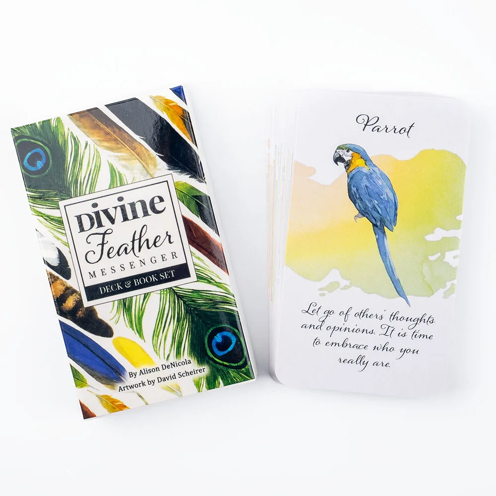 Divine Feather Messenger 44 Oracle Cards English Visions Divination Edition 10.3x6cm Deck with PDF Guide Book for Board Games &
Divine Feather Messenger 44 Oracle Cards English Visions Divination Edition 10.3x6cm Deck with PDF Guide Book for Board Games &
