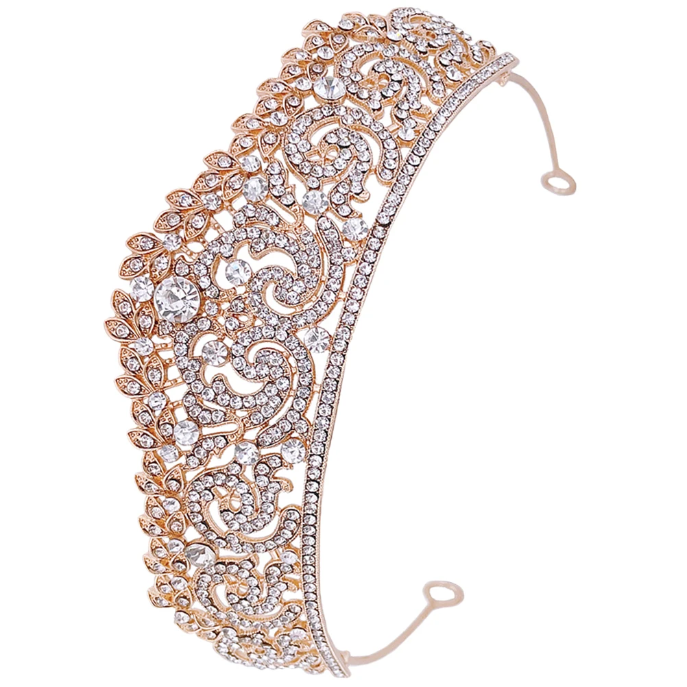 Glitter Rhinestone Bridal Tiara Lightweight Wedding Crown Hair Ornament Vintage Style Headdress Decor For Bride Party Women
Glitter Rhinestone Bridal Tiara Lightweight Wedding Crown Hair Ornament Vintage Style Headdress Decor For Bride Party Women
