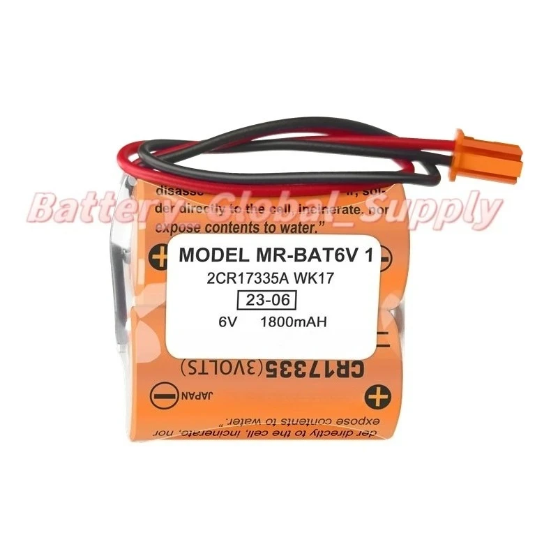 MR-BAT6V1 6V M80 tee, J4 servo, 2CR17335A WK17 system battery new
MR-BAT6V1 6V M80 tee, J4 servo, 2CR17335A WK17 system battery new