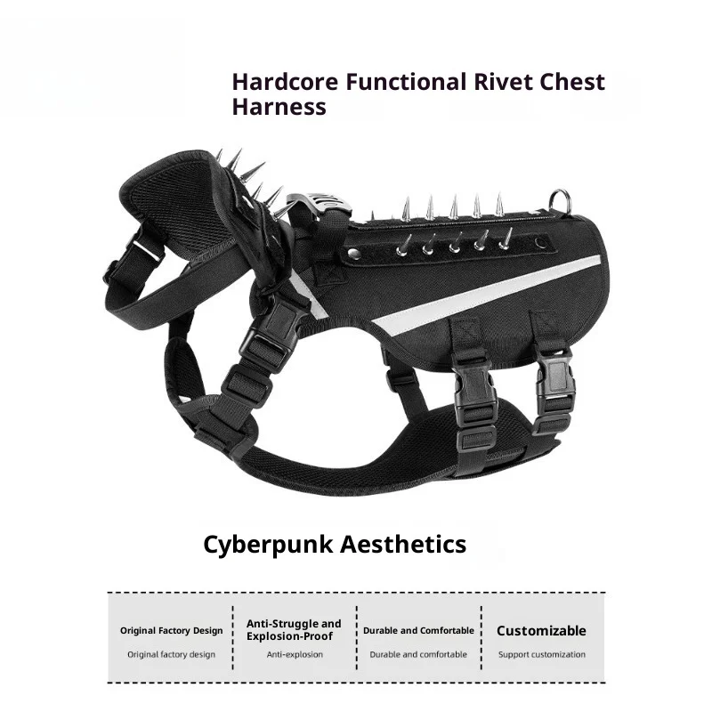 Cross-border new pet chest strap, small and medium-sized dog dog leash, anti-break and anti-bite dog tactical strap
Cross-border new pet chest strap, small and medium-sized dog dog leash, anti-break and anti-bite dog tactical strap