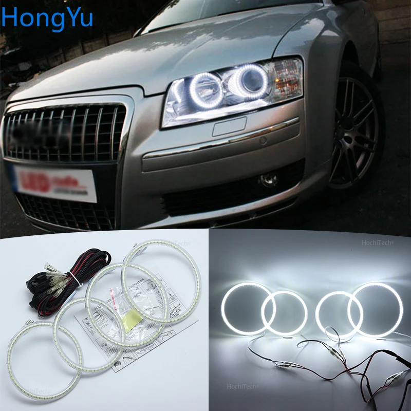 Super Bright White Color 3528 SMD Led Angel Eyes Kit Daytime Running Light DRL for Audi A8 S8 2004 2005 2006 2007 2008 2009
Super Bright White Color 3528 SMD Led Angel Eyes Kit Daytime Running Light DRL for Audi A8 S8 2004 2005 2006 2007 2008 2009