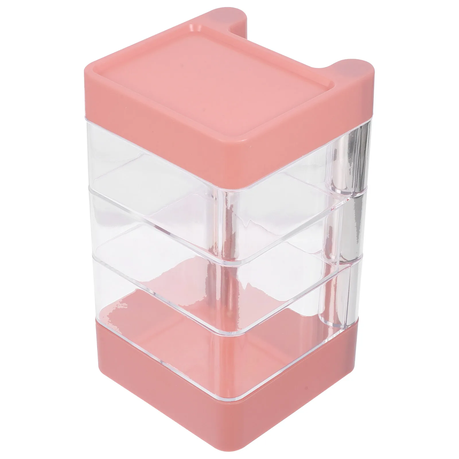 Cosmetics Jewelry Storage Box 4 Layers Transparent White Organizer Makeup Accessories Holder Rotating Earring Case Tabletop
Cosmetics Jewelry Storage Box 4 Layers Transparent White Organizer Makeup Accessories Holder Rotating Earring Case Tabletop