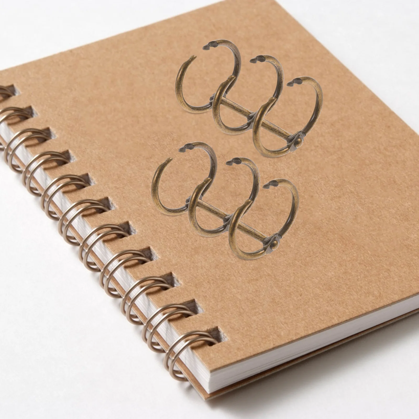 6pcs Metal Binder Rings Clips Practical Notebook Accessories Loose Leaf Supplies Three-hole Book Ring Student
6pcs Metal Binder Rings Clips Practical Notebook Accessories Loose Leaf Supplies Three-hole Book Ring Student