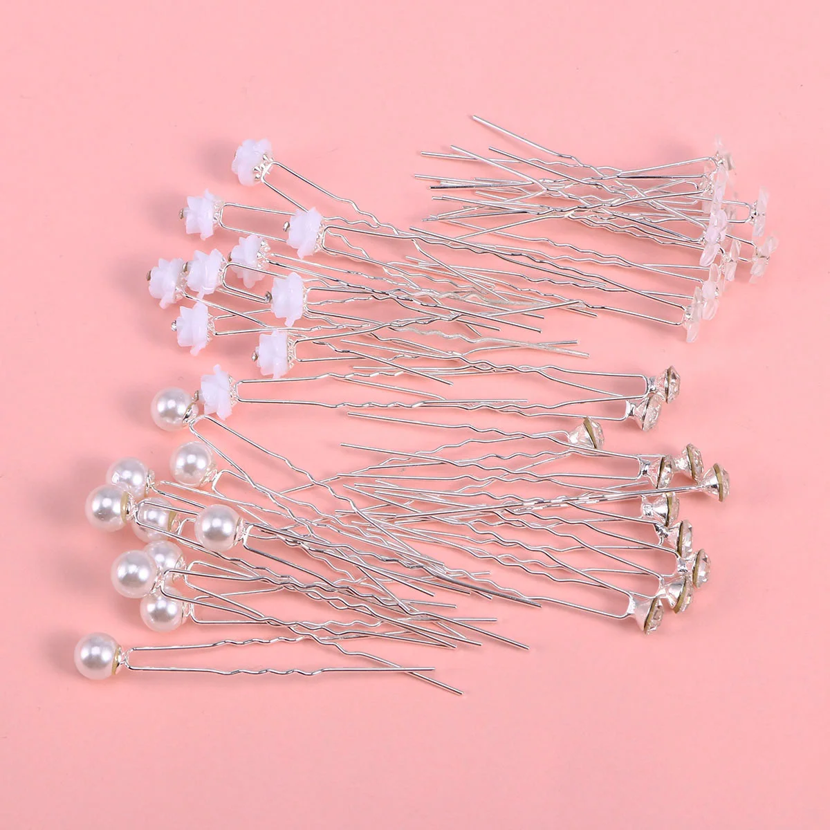 40 Pcs Pearl Hair Pins Bridal Metal U shaped Clips Wedding Women Floral Elegant Rhinestone Hairpin Accessories
40 Pcs Pearl Hair Pins Bridal Metal U shaped Clips Wedding Women Floral Elegant Rhinestone Hairpin Accessories