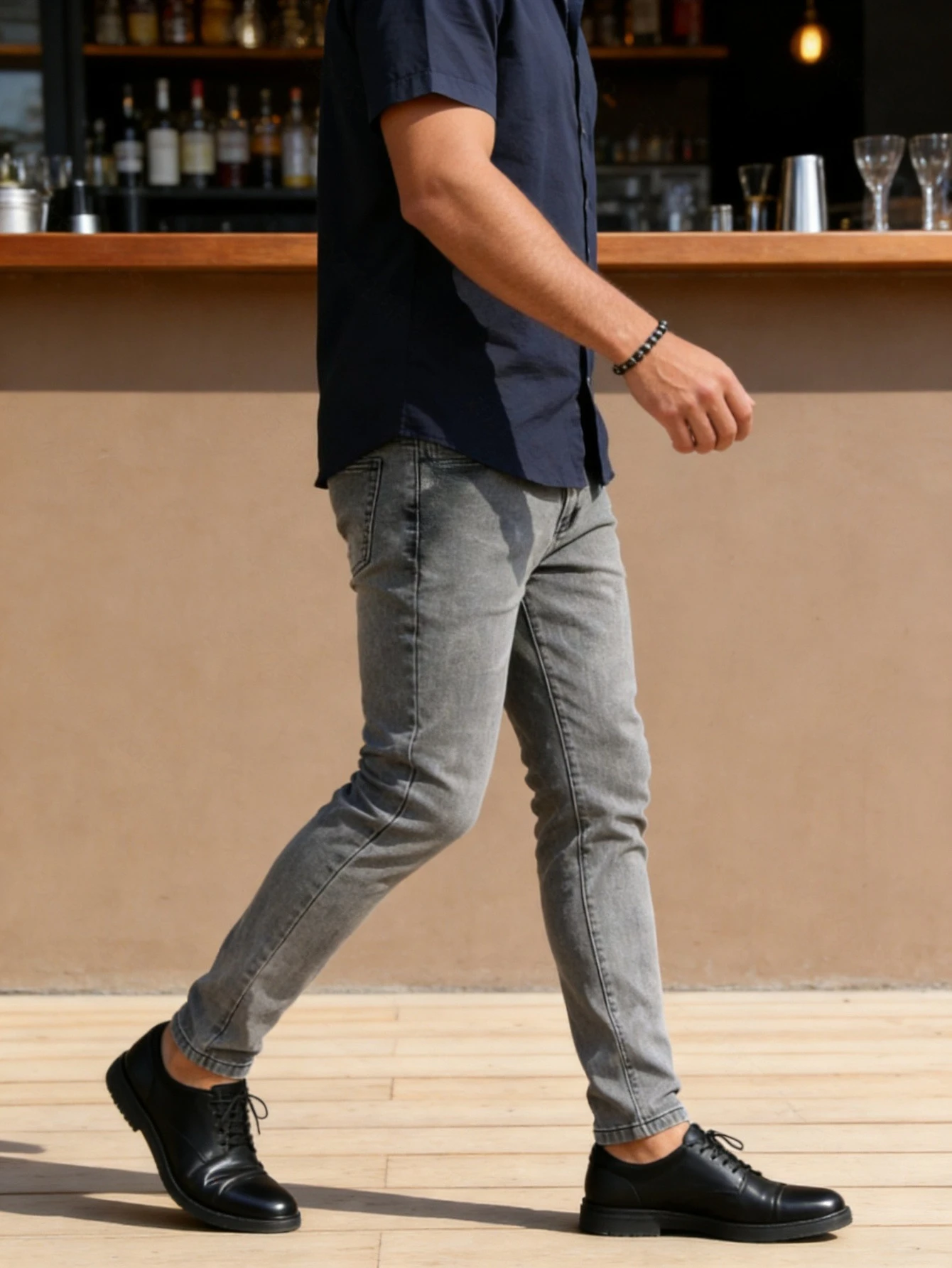 Men's Gray Slim Jeans Pants Y2K Original Drip Fashion Casual Denim Trousers No accessories or belts included
Men's Gray Slim Jeans Pants Y2K Original Drip Fashion Casual Denim Trousers No accessories or belts included