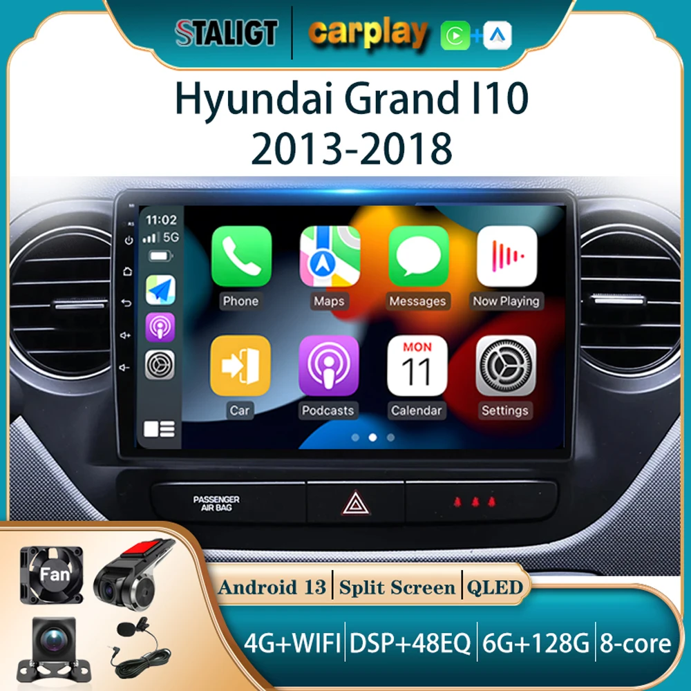 2Din Andriod Autoradio For Hyundai Grand I10 2013-2018 Multimedia Automotive Car Play Bluetooth wifi gps Radio Video Carplay
2Din Andriod Autoradio For Hyundai Grand I10 2013-2018 Multimedia Automotive Car Play Bluetooth wifi gps Radio Video Carplay