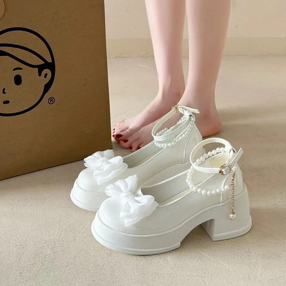 2026 Spring New Women Vintage Mary Jane Shoes Platform Chunky Heels Thick Sole Height Increasing Casual Loafers Ladies Pumps
2026 Spring New Women Vintage Mary Jane Shoes Platform Chunky Heels Thick Sole Height Increasing Casual Loafers Ladies Pumps