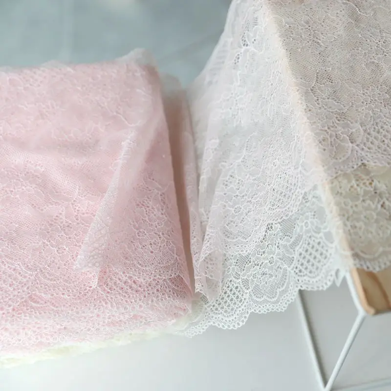 15Meters Elastic Lace Ribbon Trim Fabric Wedding White Pink Dress DIY Sewing Lace Supplies Materials Clothing Accessories
15Meters Elastic Lace Ribbon Trim Fabric Wedding White Pink Dress DIY Sewing Lace Supplies Materials Clothing Accessories