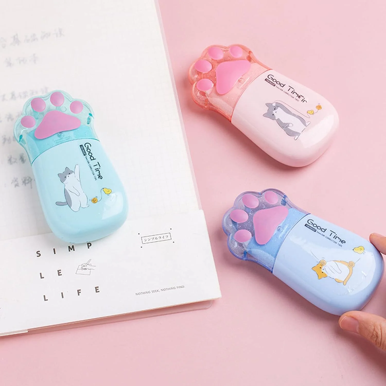 Practical Correction Tape Eraser Lovely Writing Tape for Corrections School Students
Practical Correction Tape Eraser Lovely Writing Tape for Corrections School Students