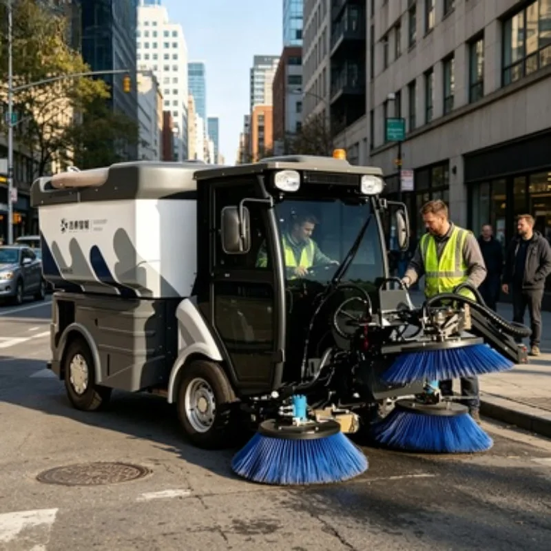 Professional Municipal Sweeper Truck with Self-Discharge Function Effective Electric Street Sweeper Truck Industrial Sweeper
Professional Municipal Sweeper Truck with Self-Discharge Function Effective Electric Street Sweeper Truck Industrial Sweeper