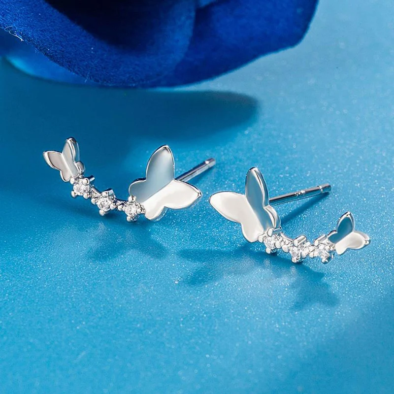 Cute Small and Exquisite Butterfly Earrings for Women Summer New Trendy 925 Silver Ear Stud Ear Accessories KOFSAC
Cute Small and Exquisite Butterfly Earrings for Women Summer New Trendy 925 Silver Ear Stud Ear Accessories KOFSAC