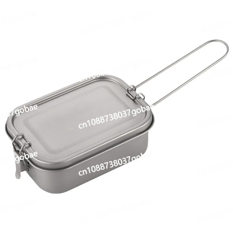 Outdoor Pure Titanium Lunch Box Portable Tableware Bento Box Picnic Camping Folding Handle Lunch Box Sealed Household
Outdoor Pure Titanium Lunch Box Portable Tableware Bento Box Picnic Camping Folding Handle Lunch Box Sealed Household