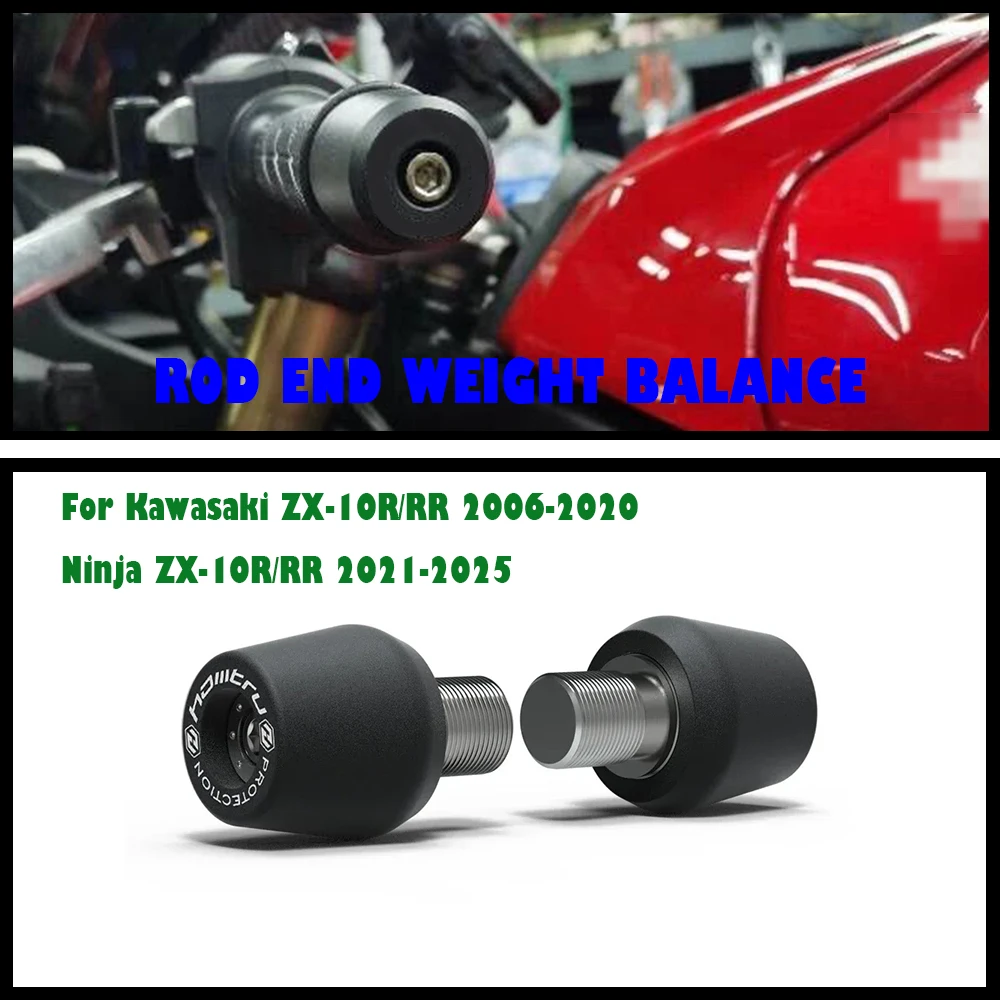 For Kawasaki ZX-10R ZX-10RR 2006-2020 / Ninja ZX-10R/RR 2021 2022 2023 2024 2025 Motorcycle Handle Bar End Weight Grips Cap
For Kawasaki ZX-10R ZX-10RR 2006-2020 / Ninja ZX-10R/RR 2021 2022 2023 2024 2025 Motorcycle Handle Bar End Weight Grips Cap