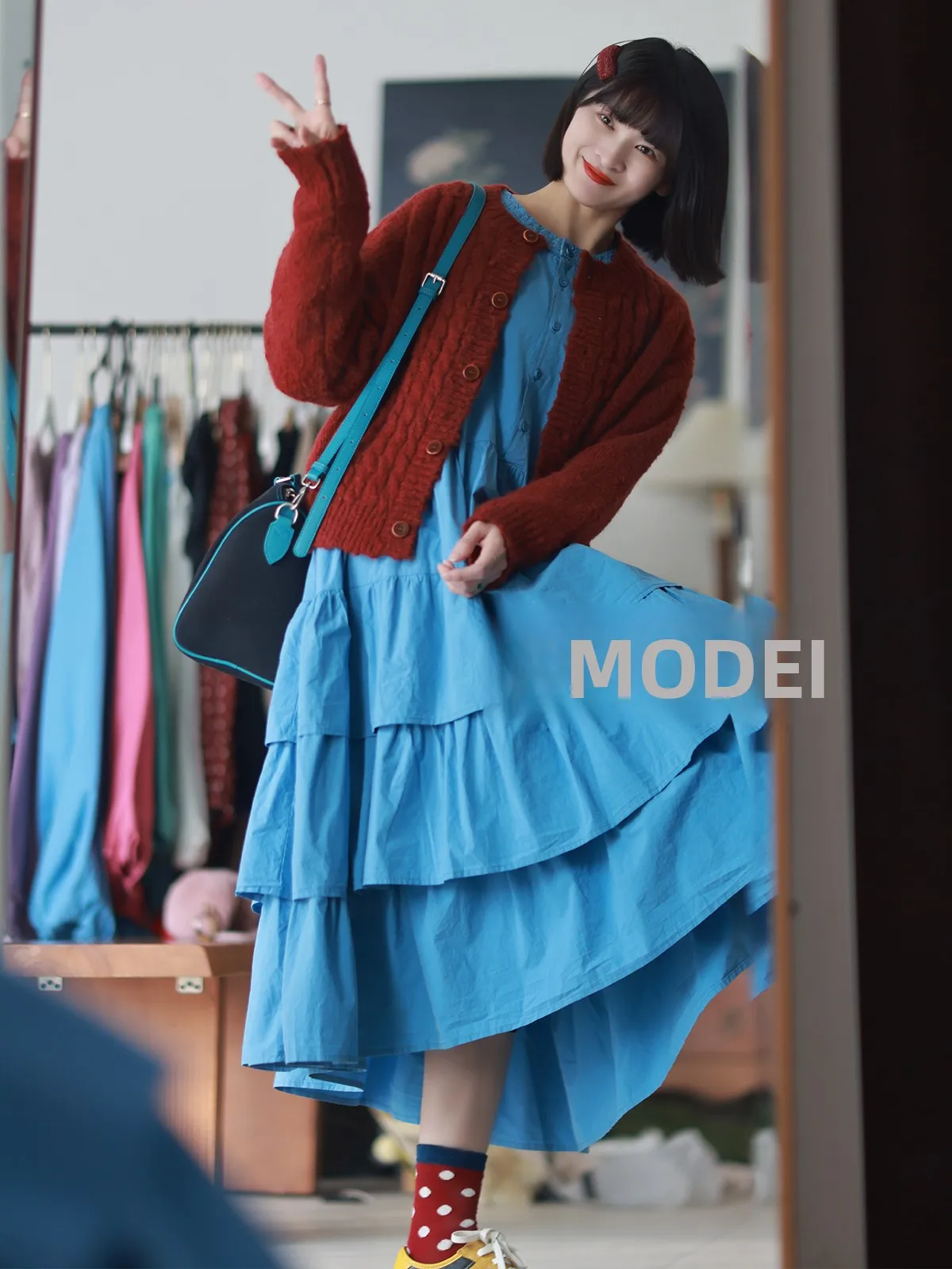 Casual Artistic Long Sve Cake Skirt irt Dr Original Spring New Women's Clothing Cotton Loose Fit Casual Scene
Casual Artistic Long Sve Cake Skirt irt Dr Original Spring New Women's Clothing Cotton Loose Fit Casual Scene