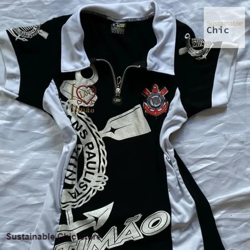 Japanese subculture contrast design sense polo shirt T-shirt women's spring and summer new light Asian short-sleeved casual top
Japanese subculture contrast design sense polo shirt T-shirt women's spring and summer new light Asian short-sleeved casual top