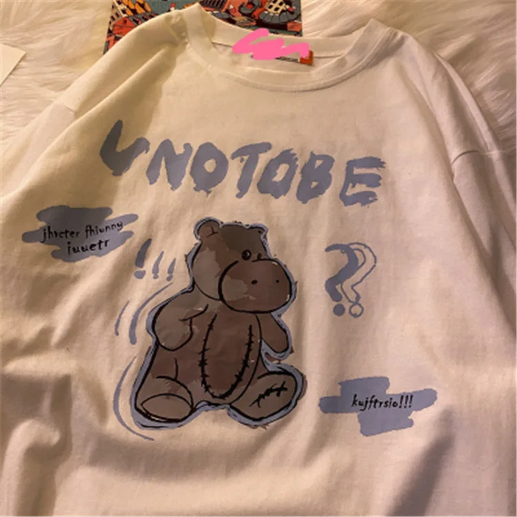 oversize American retro cartoon hippopotamus couple tops women's national fashion summer new student short-sleeved T-shirt tops
oversize American retro cartoon hippopotamus couple tops women's national fashion summer new student short-sleeved T-shirt tops