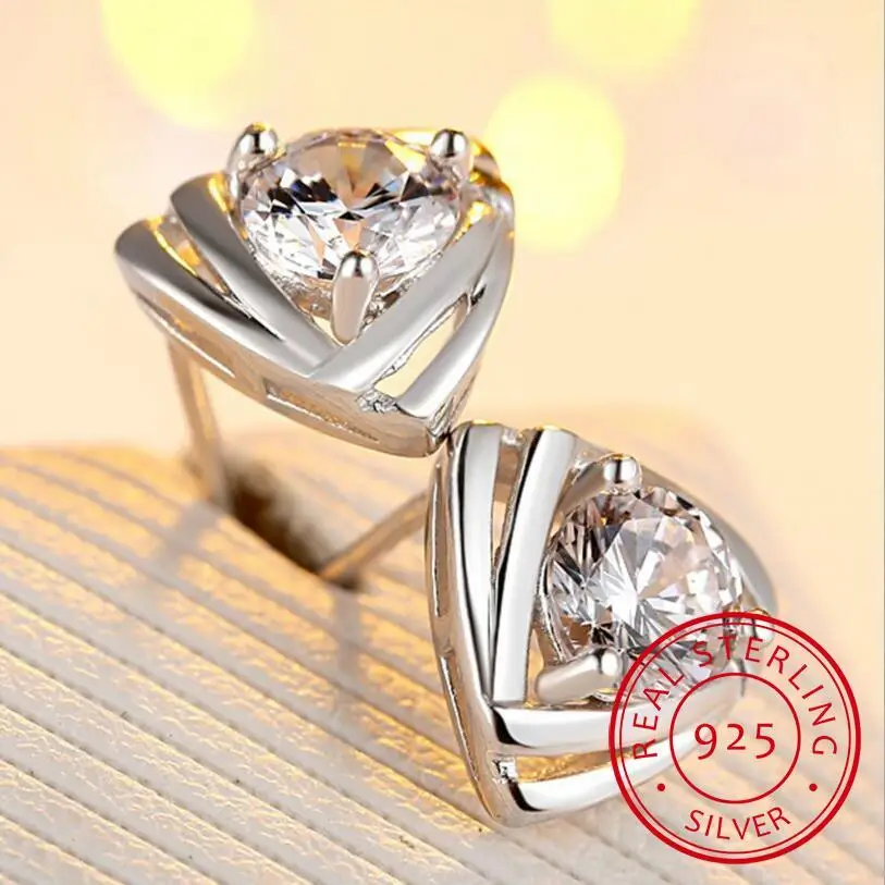 Exquisite Simple Fashion 925 silver needle Jewelry Triangle Zirconia Stud Earrings brincos For Women Wholesale S-E154
Exquisite Simple Fashion 925 silver needle Jewelry Triangle Zirconia Stud Earrings brincos For Women Wholesale S-E154