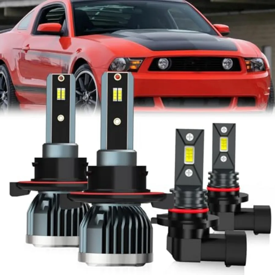 Подходит для Ford Mustang 2005-2012, лампы 9008 для дальнего и ближнего света + лампы 9145 для противотуманных фар, комплект из 4 штук.
Подходит для Ford Mustang 2005-2012, лампы 9008 для дальнего и ближнего света + лампы 9145 для противотуманных фар, комплект из 4 штук.
