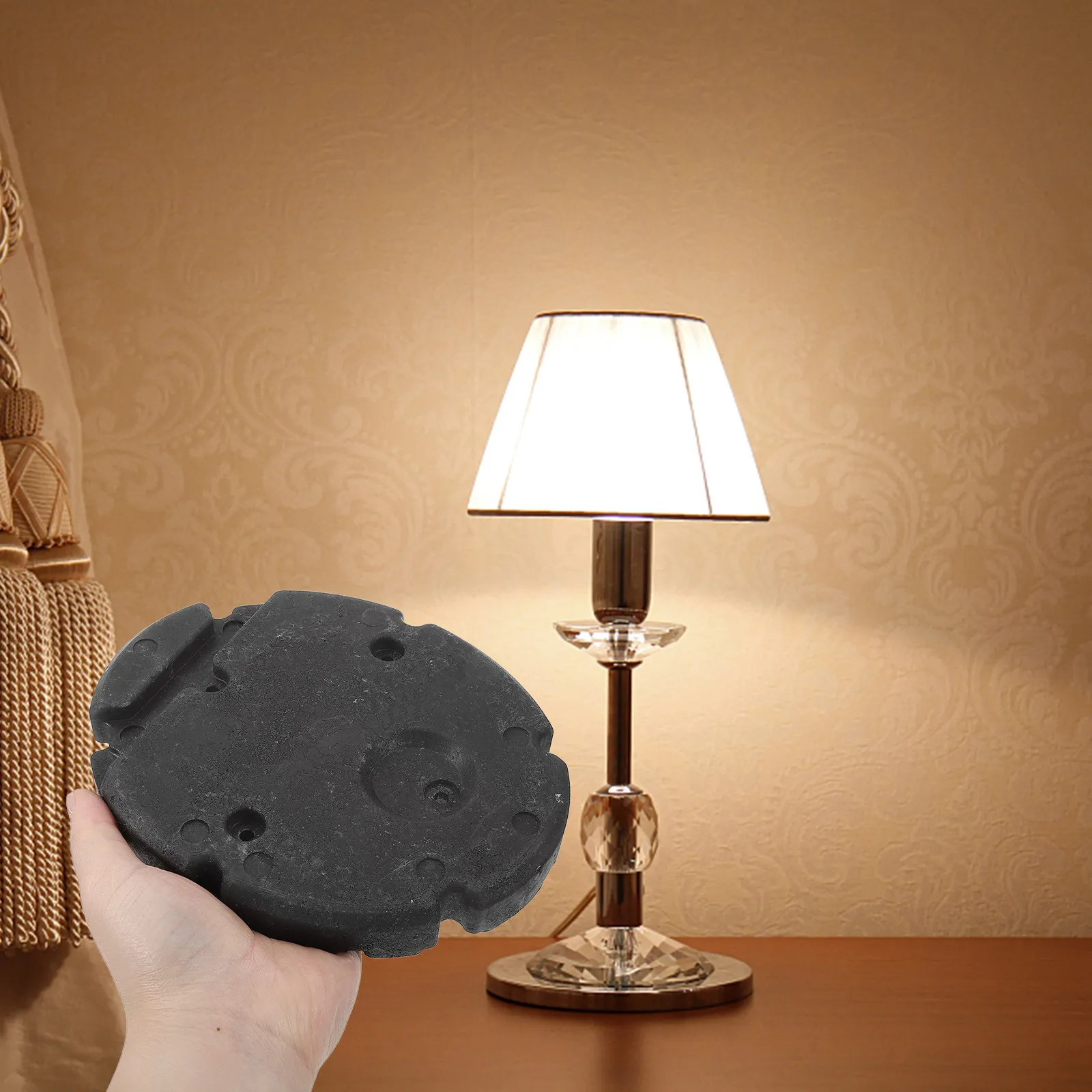 Modern Style Plastic Round Lamp Base Weight for Floor Light Sturdy Decorative Desk Lamp Chassis Floor Light Weight
Modern Style Plastic Round Lamp Base Weight for Floor Light Sturdy Decorative Desk Lamp Chassis Floor Light Weight