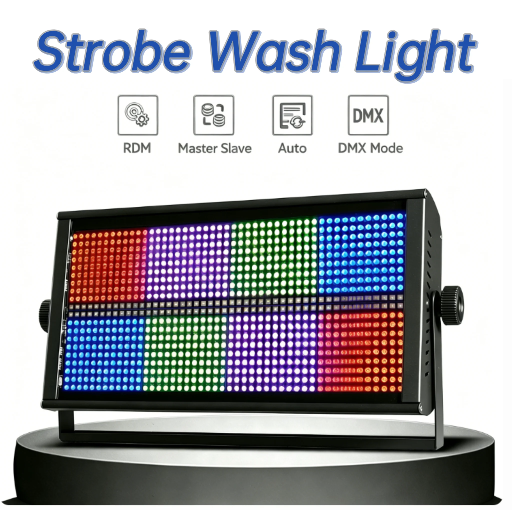 200W 8+8Segmente Strobe LED 864RGB+96White LED Strobe Voice Control DMX Super Bright DJ Disco Wish Bar Party Stage Light
200W 8+8Segmente Strobe LED 864RGB+96White LED Strobe Voice Control DMX Super Bright DJ Disco Wish Bar Party Stage Light