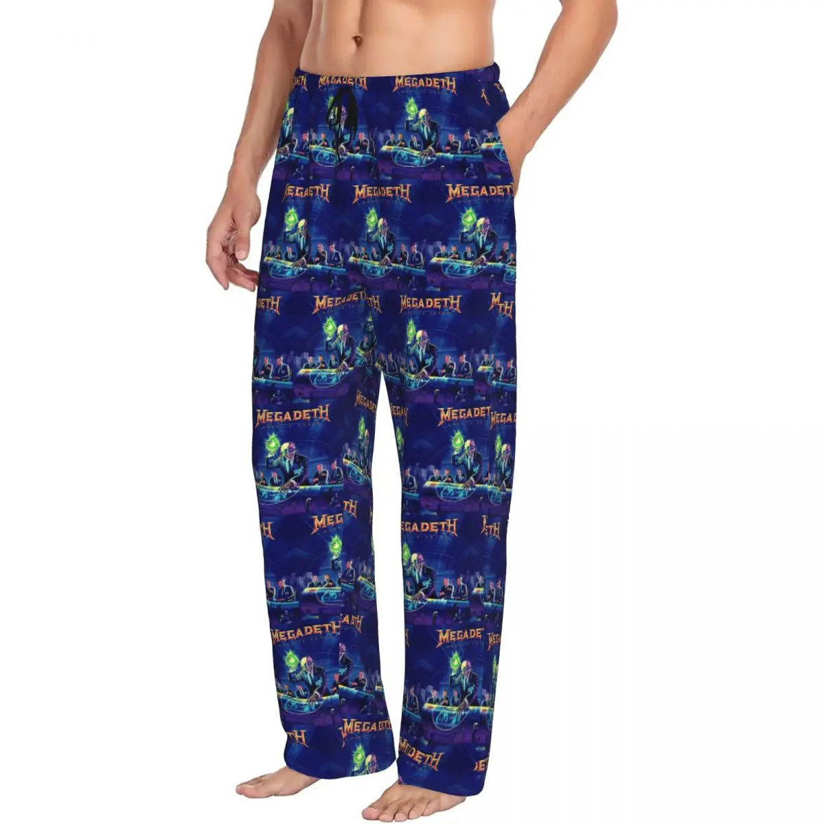 Custom Megadeth Rock Band Dave Mustaine Men Pajama Pants Lounge Sleep Sleepwear Bottoms with Pockets
Custom Megadeth Rock Band Dave Mustaine Men Pajama Pants Lounge Sleep Sleepwear Bottoms with Pockets