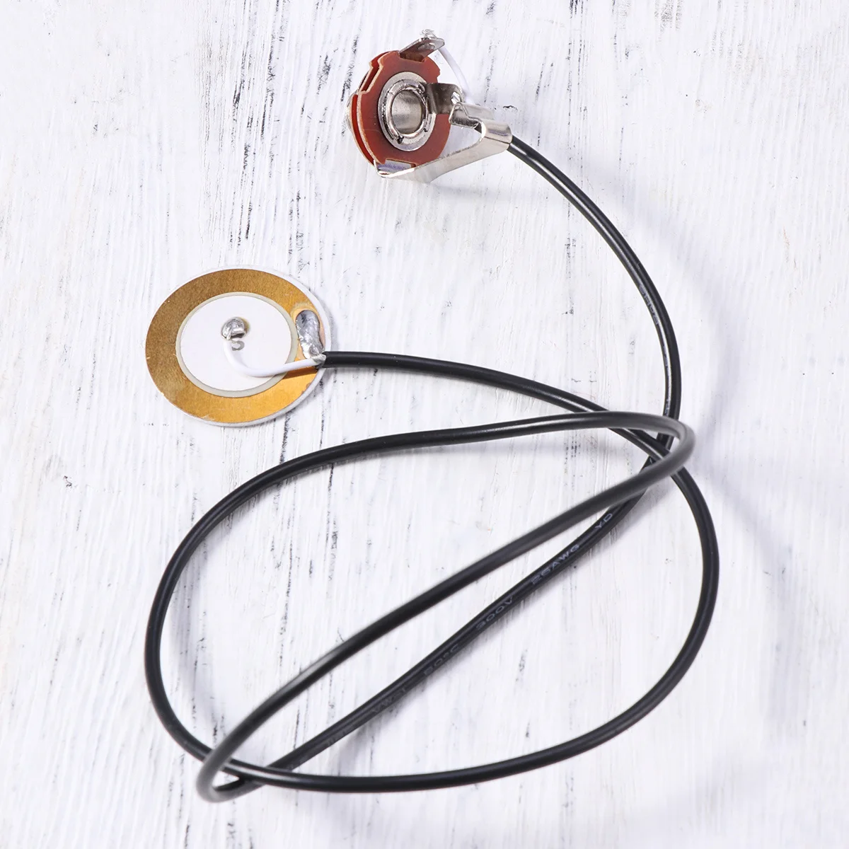 Pre-Wired Cigar Box Piezo Guitar Pickup Acoustic Transducer Jack Harness Durable Easy Install Long Leads Guitar Pickup
Pre-Wired Cigar Box Piezo Guitar Pickup Acoustic Transducer Jack Harness Durable Easy Install Long Leads Guitar Pickup