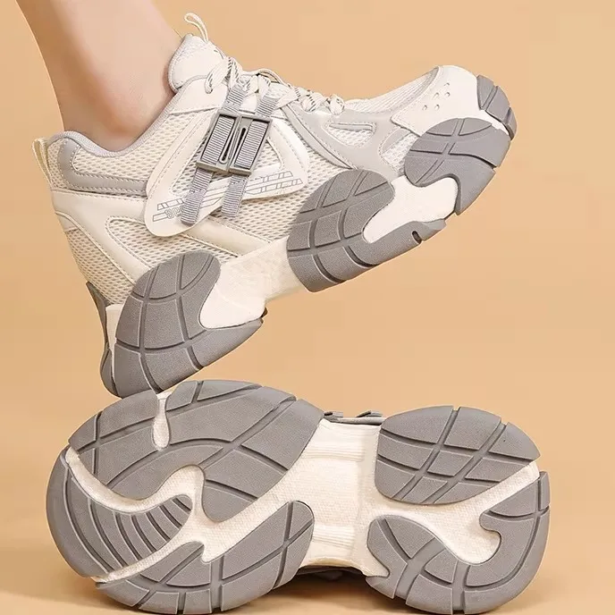 Women's Sport Shoes Genuine Leather Thick Bottom Dad Sneakers Versatile Breathable Lightweight Anti-slip Spring Summer Footwear
Women's Sport Shoes Genuine Leather Thick Bottom Dad Sneakers Versatile Breathable Lightweight Anti-slip Spring Summer Footwear