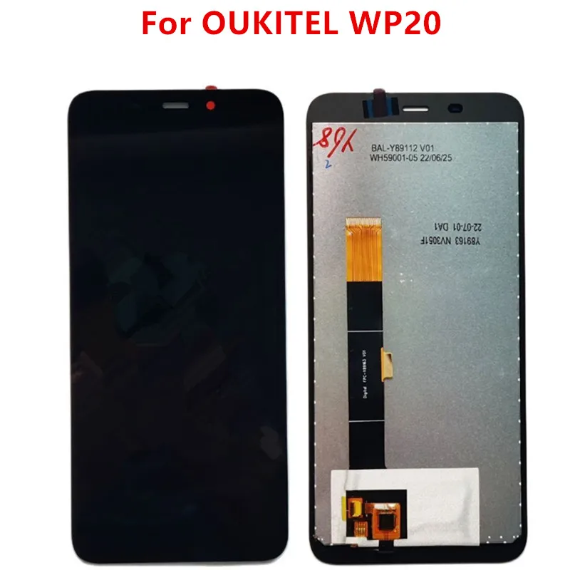 100% Original Oukitel WP20 LCD Display + Touch Screen Digitizer Assembly For OUKITEL WP20 Phone Replacement
100% Original Oukitel WP20 LCD Display + Touch Screen Digitizer Assembly For OUKITEL WP20 Phone Replacement