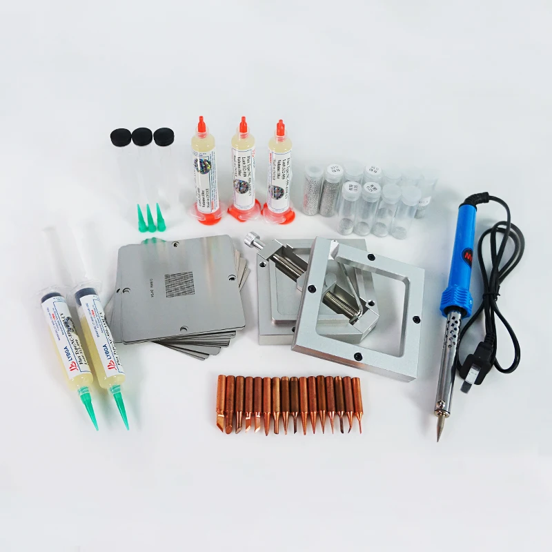 LYBGACNC Planting Station Kits High-precision BGA universal stencils Suitable for all kinds of IC, BGA rework kit steel mesh
LYBGACNC Planting Station Kits High-precision BGA universal stencils Suitable for all kinds of IC, BGA rework kit steel mesh