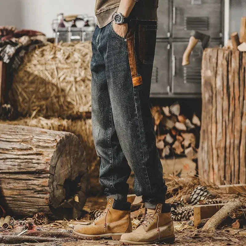 Trousers Loose Male Cowboy Pants New Rock Men's Jeans Black Hip Hop Baggy Korean Fashion Trend 2024 Autumn Y2k Vintage Soft Kpop
Trousers Loose Male Cowboy Pants New Rock Men's Jeans Black Hip Hop Baggy Korean Fashion Trend 2024 Autumn Y2k Vintage Soft Kpop