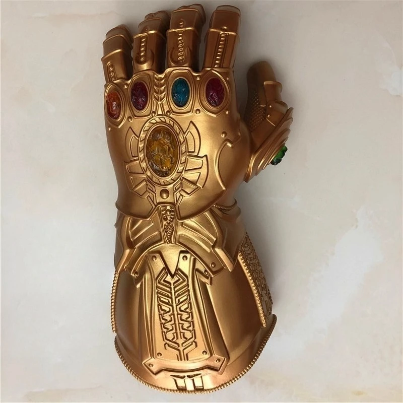 34cm Kids Size Cosplay Props Cosplay War Infinity Gauntlet Thanos Gloves LED Light Gem Stone Arm Fancy Costume Party Anime Prop
34cm Kids Size Cosplay Props Cosplay War Infinity Gauntlet Thanos Gloves LED Light Gem Stone Arm Fancy Costume Party Anime Prop