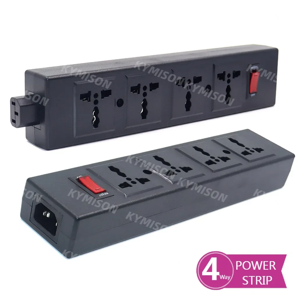 New Universal Extension Power Strip UK EU AU US Multifunction Extension AC Socket 250V 13A 4 Jacks Outlet IEC320 C13 C14 Univers
New Universal Extension Power Strip UK EU AU US Multifunction Extension AC Socket 250V 13A 4 Jacks Outlet IEC320 C13 C14 Univers