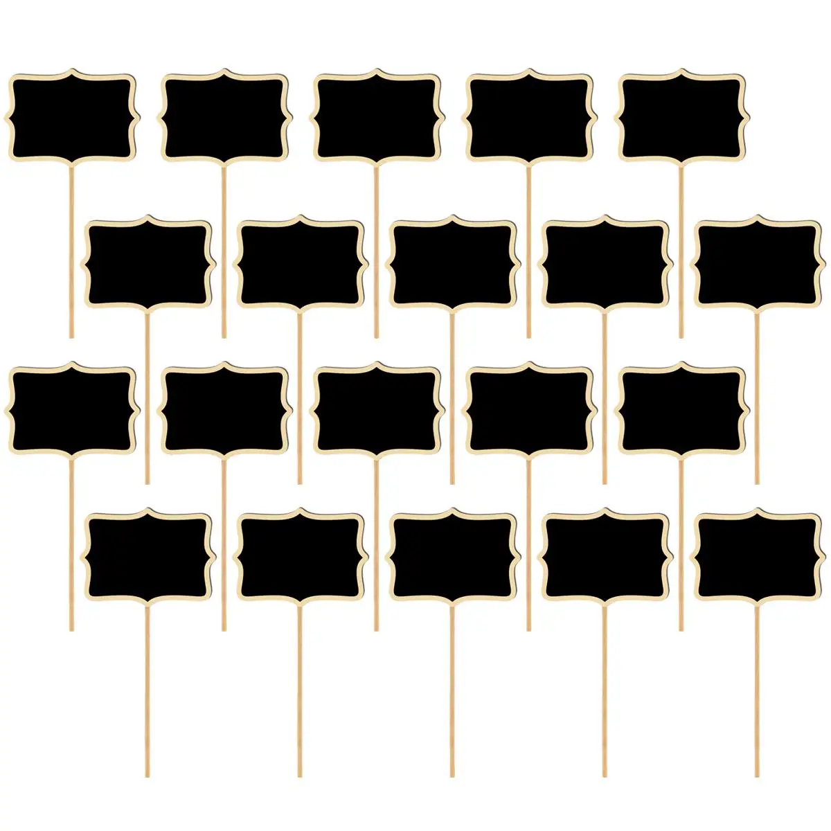 20 Pcs Garden Flower Labels Chalkboard Toppers Blackboard Signs Wooden Labels for Plants Tags Garden Decor Craft Supplies
20 Pcs Garden Flower Labels Chalkboard Toppers Blackboard Signs Wooden Labels for Plants Tags Garden Decor Craft Supplies