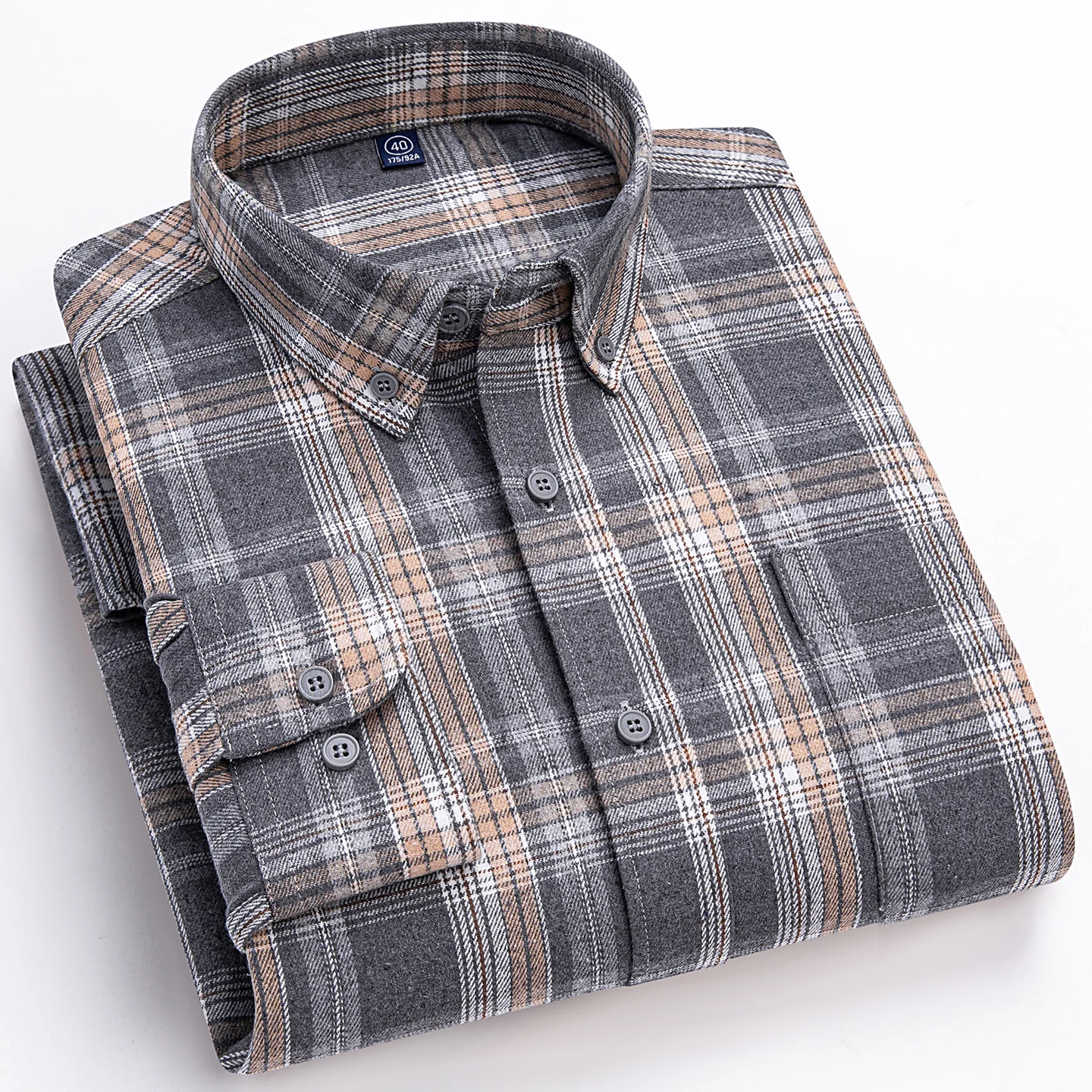 Casual Oversized Shirt 7XL Men's Flannel Shirts Long Sleeve Big and Tall Pure Cotton Men's Plaid Shirt Long Sleeve Regular Fit
Casual Oversized Shirt 7XL Men's Flannel Shirts Long Sleeve Big and Tall Pure Cotton Men's Plaid Shirt Long Sleeve Regular Fit