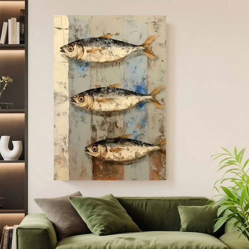 Framed Flat A Flat Vintage Fish Fabric Wall Art- Wooden Frame Decoration, Suitable for Kitchen, Living Room, Bedroom, Bathroom,
Framed Flat A Flat Vintage Fish Fabric Wall Art- Wooden Frame Decoration, Suitable for Kitchen, Living Room, Bedroom, Bathroom,