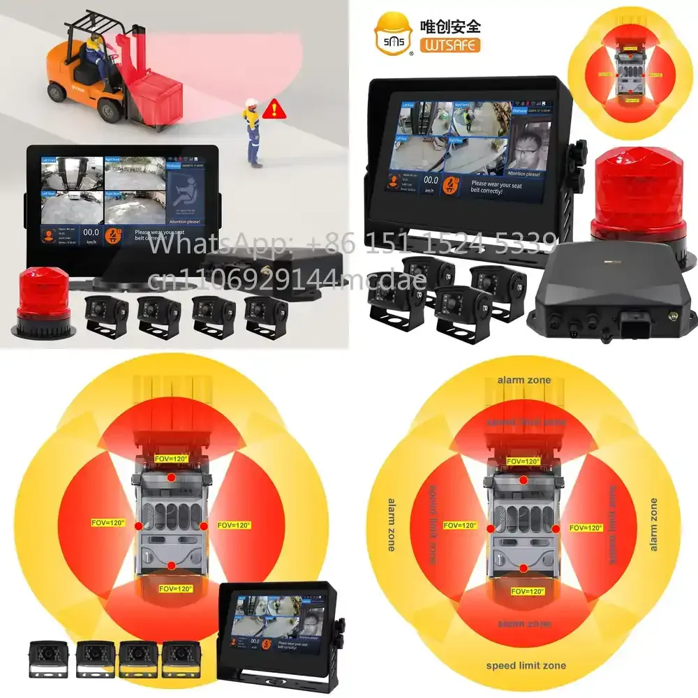 2026 AI Rear View for Forklift with Pedestrian Detection Safety Device for Forklifts Forklift Accessories Forklift Safety
2026 AI Rear View for Forklift with Pedestrian Detection Safety Device for Forklifts Forklift Accessories Forklift Safety