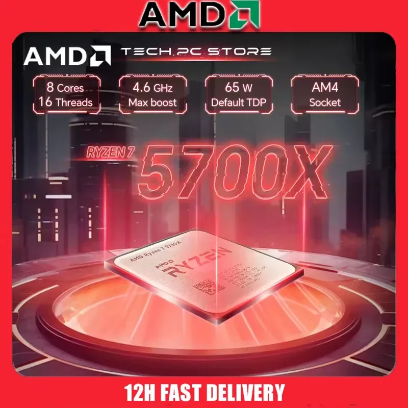 AMD Ryzen 7 5700X3D Bulk CPU for X570 B550 8-Cores 16-Threads 3 GHz Up to 4.1 GHz 105W AM4 CPU DDR4 Ryzen 5000 Series Processor
AMD Ryzen 7 5700X3D Bulk CPU for X570 B550 8-Cores 16-Threads 3 GHz Up to 4.1 GHz 105W AM4 CPU DDR4 Ryzen 5000 Series Processor