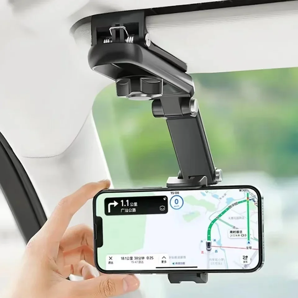 Car Sun Visor Phone Holder Stand Video Card Holder View Rearview Mirror Support Navigation Cradle For iPhone Samsung Xiaomi
Car Sun Visor Phone Holder Stand Video Card Holder View Rearview Mirror Support Navigation Cradle For iPhone Samsung Xiaomi