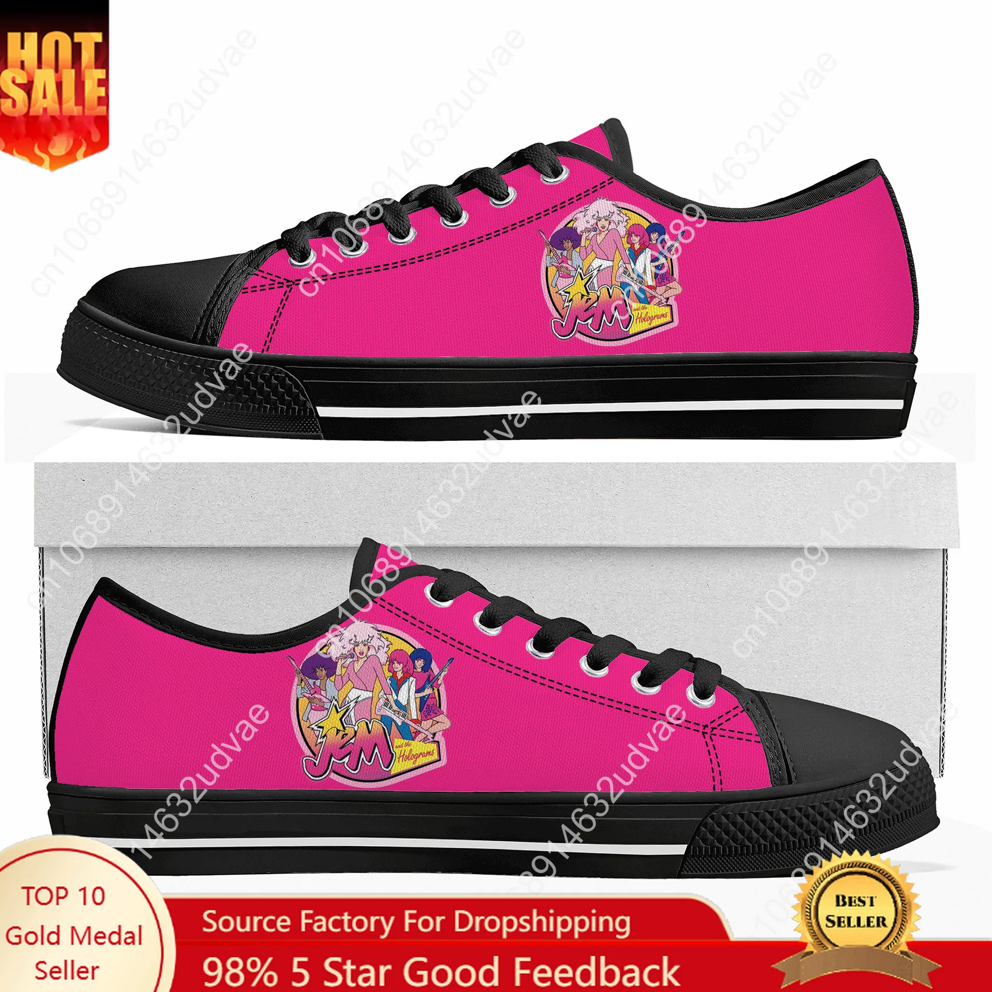Jem and The Holograms Low Top High Top Sneakers Mens Womens Teenager Canvas Sneaker 3D Print Casual Shoes Personalized Shoe
Jem and The Holograms Low Top High Top Sneakers Mens Womens Teenager Canvas Sneaker 3D Print Casual Shoes Personalized Shoe