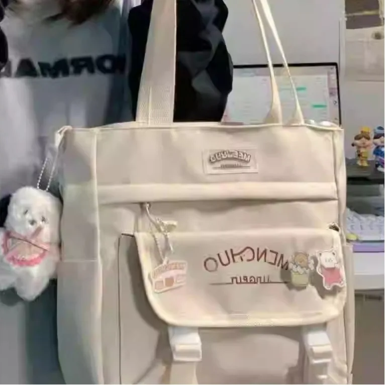 Large Capaci Canvas Book Bag High School Student Handbag Girls School Supplies Tote Bag Korean Sle Women's Bag Zipper Clo...
Large Capaci Canvas Book Bag High School Student Handbag Girls School Supplies Tote Bag Korean Sle Women's Bag Zipper Clo...