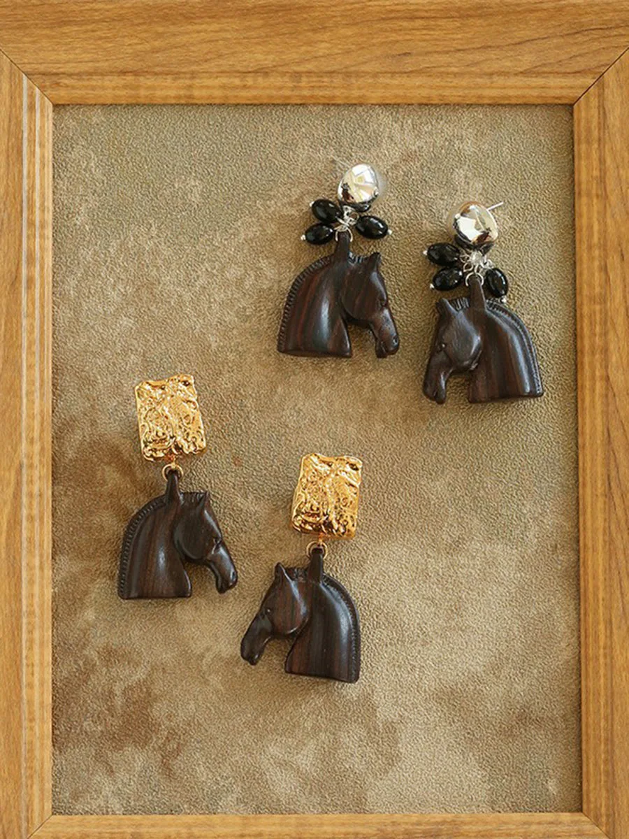 Wood horse dangle earrings for women funny statement earrings creative wood jewelry new in 2026
Wood horse dangle earrings for women funny statement earrings creative wood jewelry new in 2026
