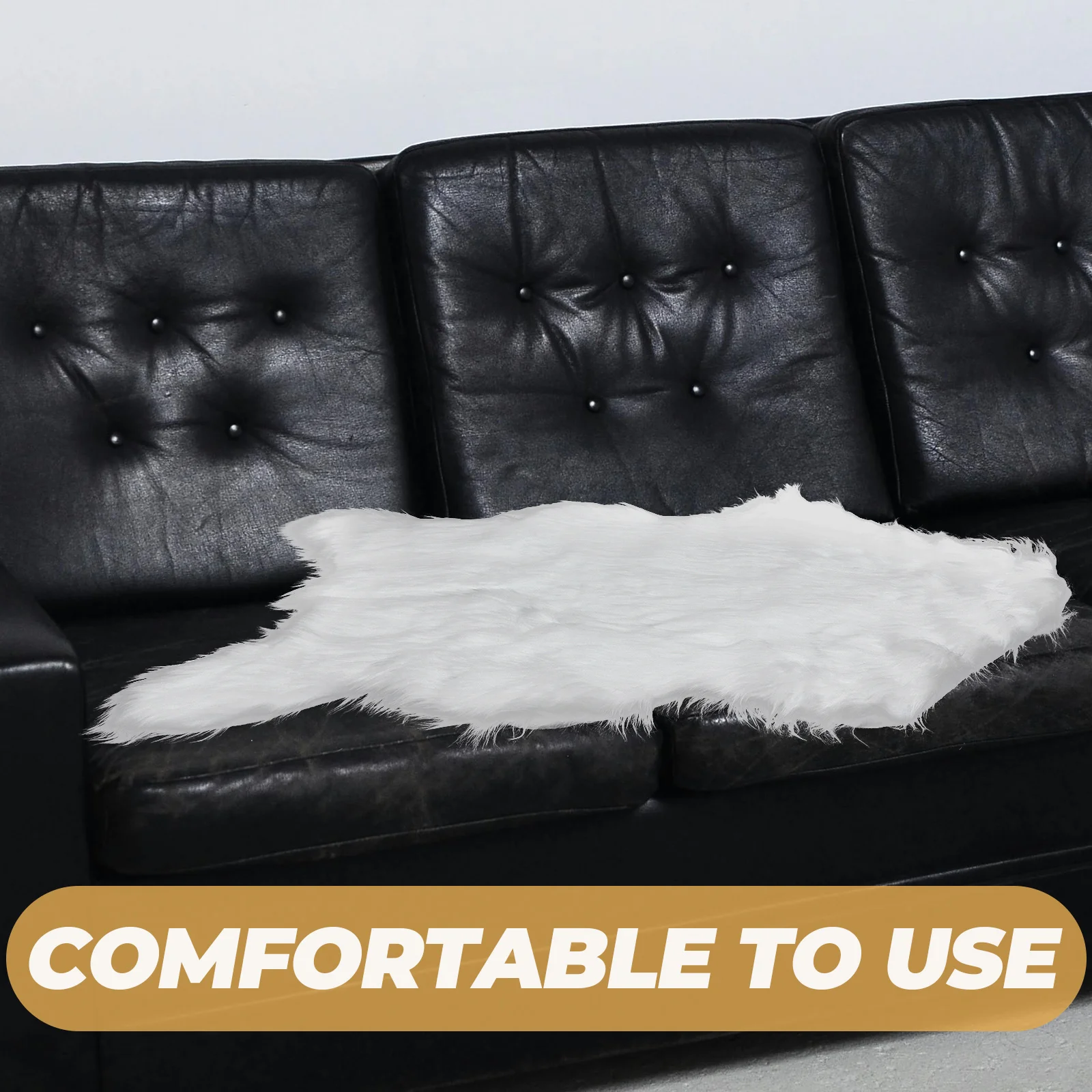 Faux Sheepskin Chair Cover Seat Pad White Shaggy Rugs for Bedroom Sofa Floor Soft Warm Cozy Modern Classic Decor
Faux Sheepskin Chair Cover Seat Pad White Shaggy Rugs for Bedroom Sofa Floor Soft Warm Cozy Modern Classic Decor