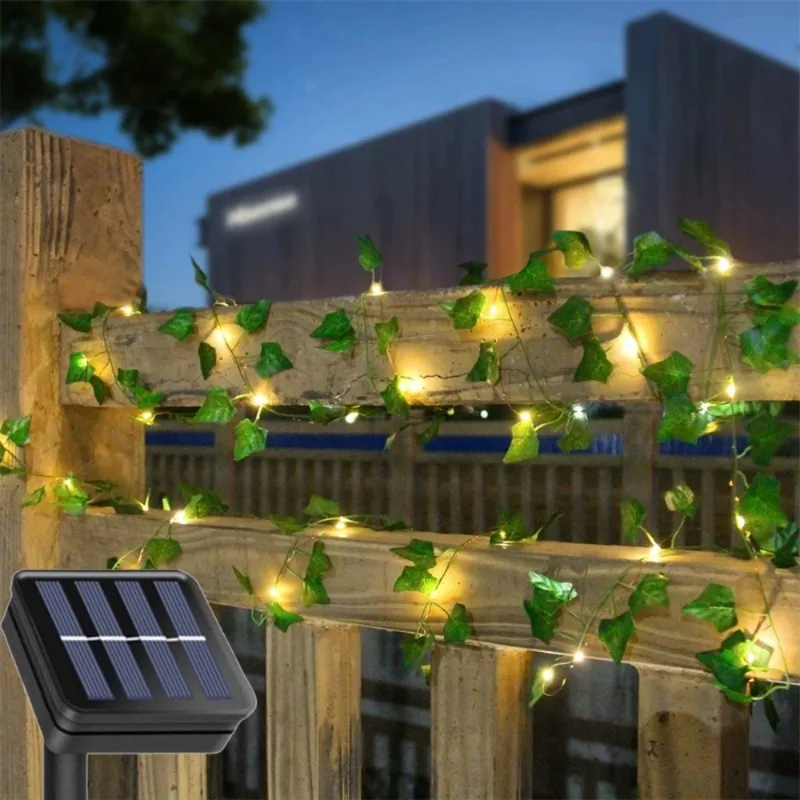 LED Solar Leaf Light String Outdoor Garden Fairy Lamp 8 Mode Artificial Sunflower for Christmas Wedding Party Fence Decoration
LED Solar Leaf Light String Outdoor Garden Fairy Lamp 8 Mode Artificial Sunflower for Christmas Wedding Party Fence Decoration